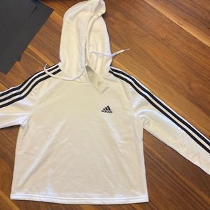 Adidas crop top sweatshirt. Size small.